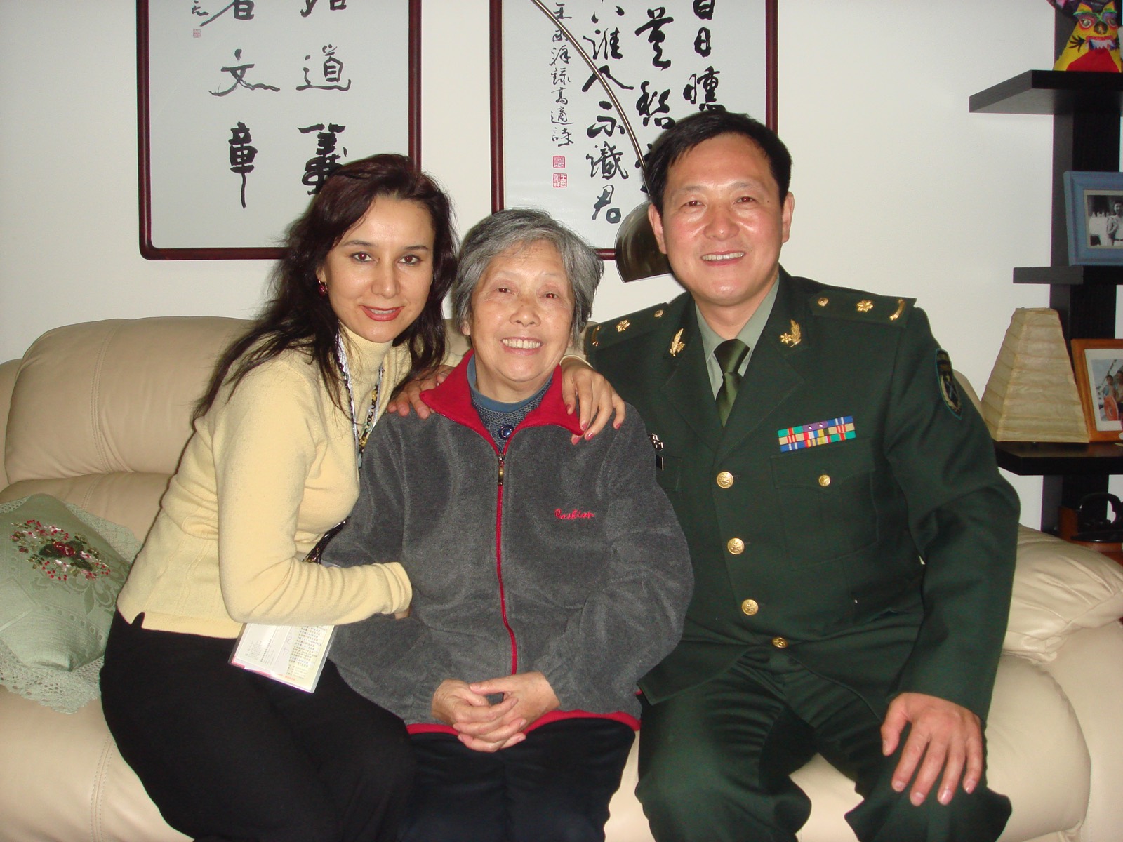 茹仙古丽合影